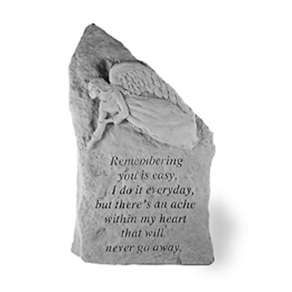 Kay Berry Inc Kay Berry- Inc. 29020 Remembering You Is Easy - Angel Memorial - 14.75 Inches x 8.5 Inches 29020 - main